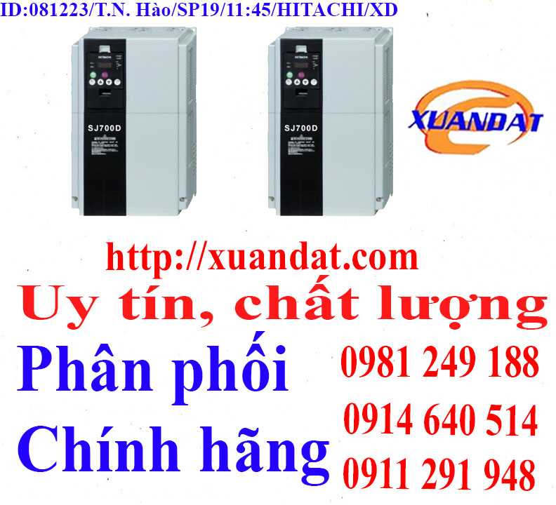Biến Tần Hitachi SJ700D-015HFEF3 1.5kW 2HP 3 Pha 380V